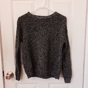 Marled Chunky-Knit Sweater